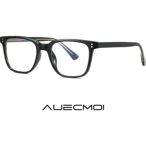 Classic Women Men Fashion Square Glasses Retro Luxury Anti Blue Light Blocking Prescription Myopia Optical Eyeglasses Frame