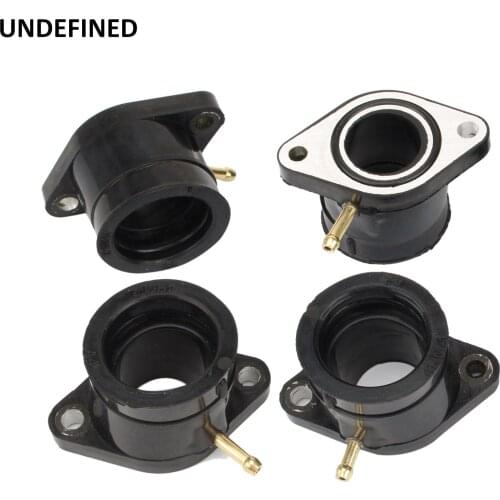 For Yamaha XJR400 Carb Carburetor Interface Intake Manifold Joint Boot Set Outlet Rubber Aluminum XJR 400 1993-2000