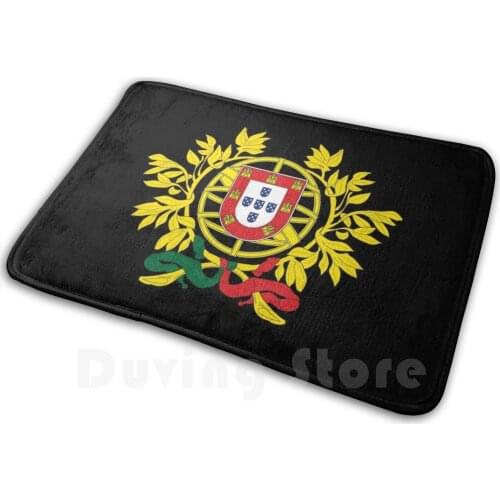 Portugal Flag Coat Of Arms Face Soft Non-Slip Mat Rug Carpet Cushion Mat Rug Carpet Portugal Portuguese Pride Portugal