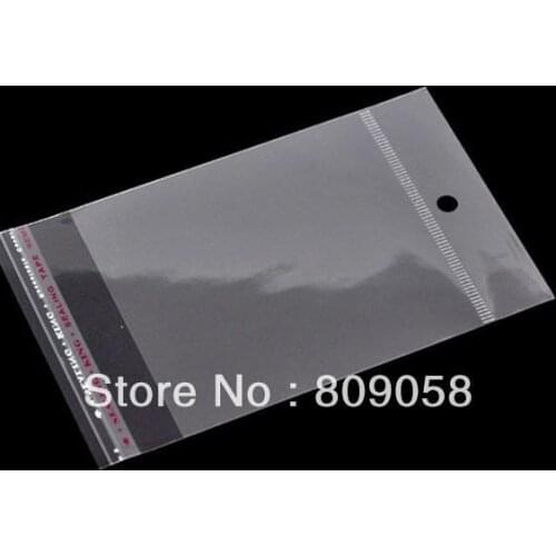 Wholesale 600pcs Clear Earrings Packing Clear Self-Adhesive Resealable Plastic OPP Display Packaging Bags 15x9cm Free Shipping