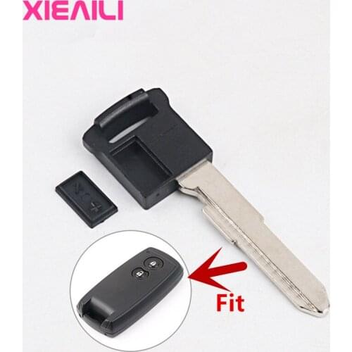 XIEAILI 10Pcs OEM Blank Uncut Remote Smart Key Blade For Suzuki SX4 S556