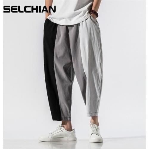 Мужские укороченные брюки SELCHIAN China At AliExpress