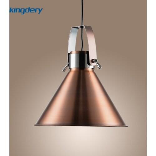 Modern Vintage Copper Iron Gold Pendant Lights Caferoom/bar Lamp Single Glass Pendant Lamps Decoration Indoor Lighting E27 S