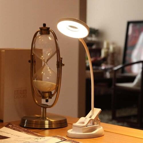 Led Desk Lamp Usb Rechargeable Timer Desk Lamp Smart Remote Control Eye Protection Reading, Mirror Side Makeup Supplement Light
