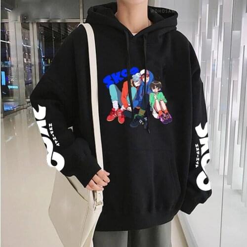 Harajuku Japan Anime Sk8 The Infinity Hoodies Funny Cartoon Skateboard Boys Langa Sweatshirts Women Winter Oversized Sweatshirts