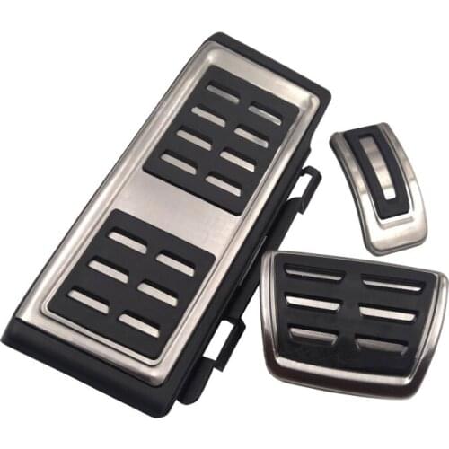 Car styling Fuel Brake Pedal Covers For VW golf 7 Tiguan MK2 For Seat Leon MK3 For Skoda Octavia A7 For Audi A3 Auto Accessories