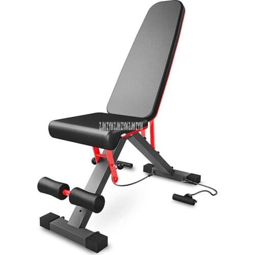YH-079 Multifunctional Sit Up Bench Carbon Steel Supine Board Pu Dumbbell Stool Crunch Bench Ab Chair Indoor Fitness Equipment