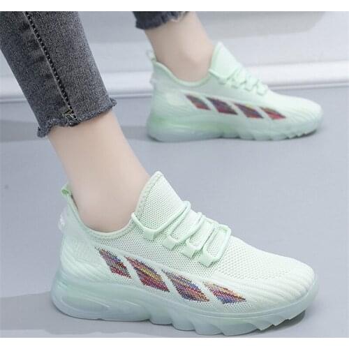 Women Mesh Breathable Shoes Slip on Flat Shoes Woman Tenis Ladies Casual Shoes Walking Footwear Sneakers Womens Vulcanize Shoes