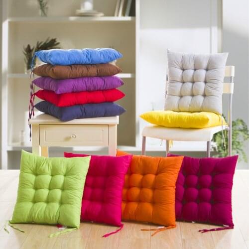 1 Pcs Colorful Soft Hot Home Office Decor Square Cotton Seat Cushion Pillow Buttocks Chair Cushion