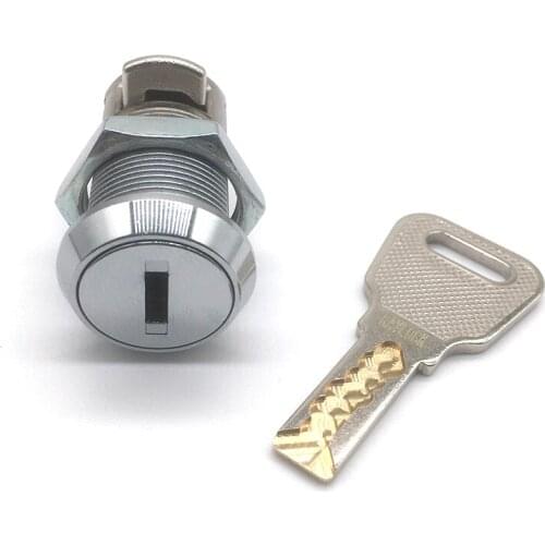 10 Pieces 29.5mm 90 Degrees Rotated Flat Key Tool Box Door Spring Bolt Lock