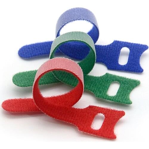 15 x 1.2cm Cable Organizer Wire Winder T-Type Reusable Cord Organizer Tie Straps Earphone Mouse Cord Protector Cable Management