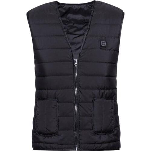 5 Heating Zones Heated Vest 6XL USB Electric Lightweight Heating Vest Unisex Heated Clothing Washable Body Warmer Men Women