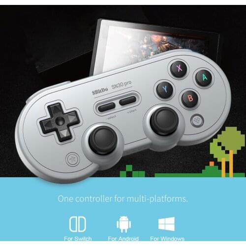 8bitdo SN30 Pro Wireless Controller 6-Axis Burst Vibration Rechargeable Gamepad For Switch Windows Android Steam