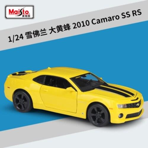 Maisto 1:24 Diecast 2010 2016 2017 Chevrolet CAMARO SS 1971 CAMARO Blue Red Racing Car High Simulation Vehicle Alloy Model Car