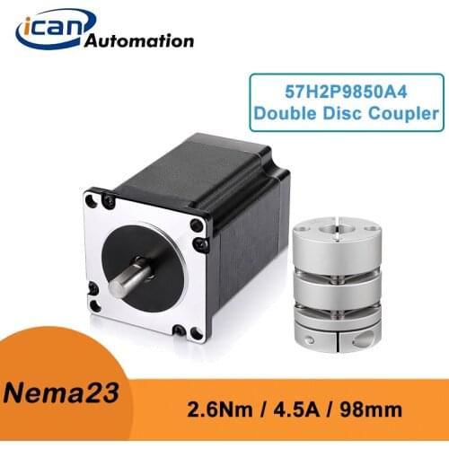 ICAN Cnc Micro Stepper Motor 2.6Nm 4.5A Shaft Coupling Coupler Axis