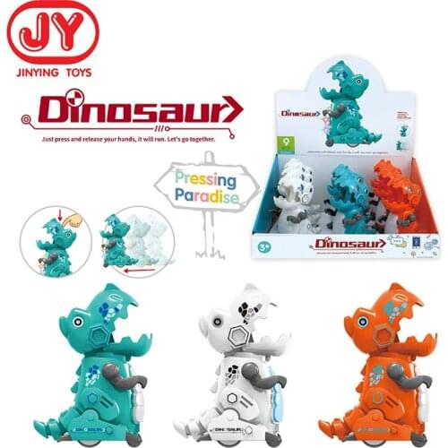 Press inertial toys Children Pressure Tyrannosaurus Rex Inertial Model Resilience Toys For Kids Boys Gift 1-3 Years Old Baby