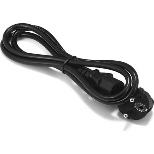 20pcs EU Power Cable 2m 3m 5 10m Schuko Plug IEC C13 Power Supply Cord For Projector Dell PC Monitor Epson Printer LG TV PS4 Pro