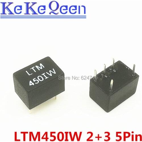 10Pcs/Lot LTM450IW LTM450I CFWM450I 2+3 5Pin DIP-5 450KHz ceramic filter For communication Signal relay