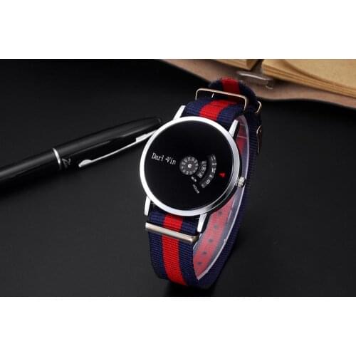 Korean version of the trend of fashion watches mens watches fashion features concept watch seconds student table men