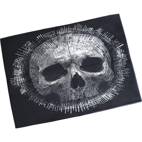 Skeleton Printed Area Rugs Living Room Carpet Bedroom Home Decor 60 X 39"
