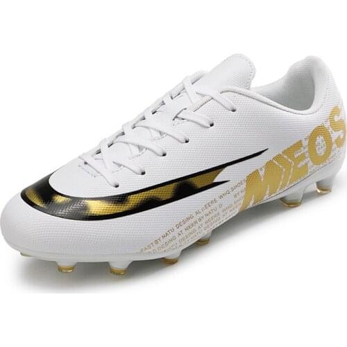 Fashion Long Spikes Football Boots Men Women Boys Girls Kids Student Outdoor Indoor Classical Training Tennis Football Boots