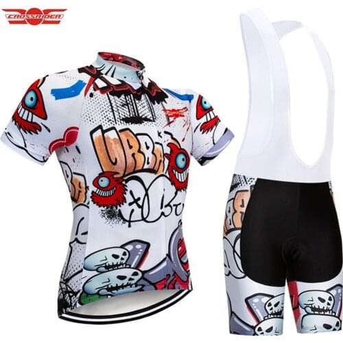 2022 New i2022 Funny Cycling Set MTB Jersey Bike Clothes Top Wear Mens Summer Quick Dry Bicycle Clothing Short Maillot Culotte S