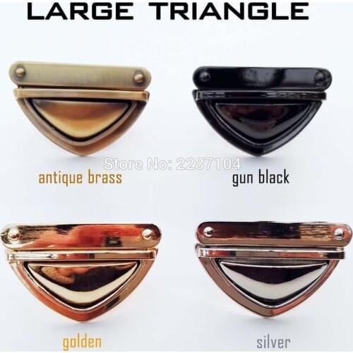 Brand new Tuck Lock Closure Catch Clasp Buckle Fasteners for Leather Bag Case Handbag Purse DIY 4 color