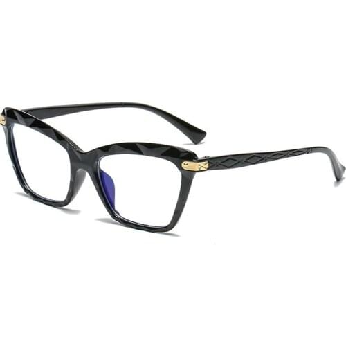 2021 Square Glasses Frames For Women brand Sexy cat eye glasses frame Optical Spectacle Computer Glasses Frame Anti Blue Light