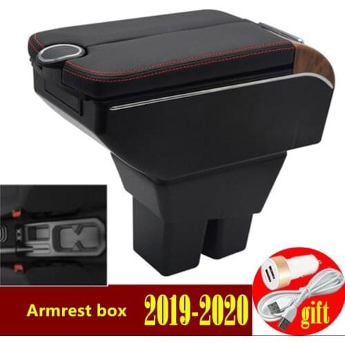 For Suzuki jimny armrest box 2019 2020 Double doors open 7USB Centre Console Storage Box Arm Rest