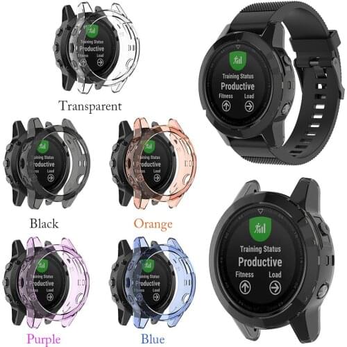 Ultra-thin Soft TPU Protector Case Cover Protective Shell For Garmin Fenix 5 Fenix5 Smart Watch Protector Silicone Cases
