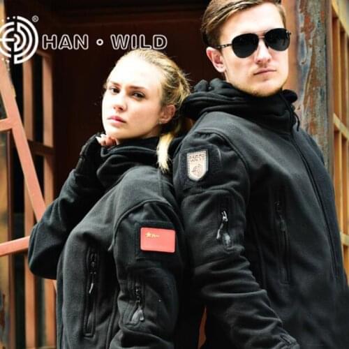 Outerwear Winter Thermal Coat Hunting Clothes Men Sharkskin Softshell Tactical Jacket Outdoor Hiking Camping Sport Coat