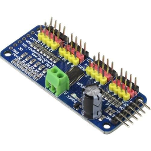 16 Channel PWM Servo Actuator Drive Board Robot Controller IIC Interface Driver Module Pca9685