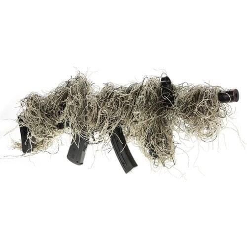 3D Rifle Gun Wrap Cover Use Elastic Strap for Camouflage Ghillie Suit Paintball Airsoft Rifle Gun Rope Cover Hunting Accessories