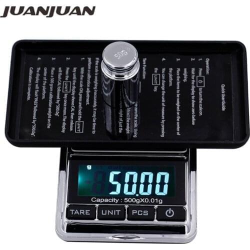 500g 0.01g Pocket digital Scales Jewelry Digital display Weight Diamond Balance scales LCD display Digital scale 40% off