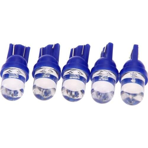 ALLOET 5x T10 194 W5W Car LED Signal Bulb Super Bright Auto Dome Reading License Plate Trunk Luggage Lamp Motorcycle Light