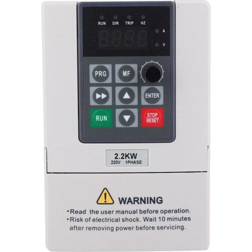 2.2KW 1.5KW 0.75KW 0.4KW Frequency Inverter Single Phase to 3 Phase Frequency Converter Inverter for Automatic Control Equipment