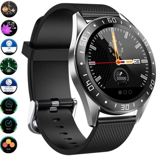 Color Touch Screen Smart Watch Sport Watch Heart Rate Monitor Sleep Monitoring Call Messages Notifications for Cell Phones