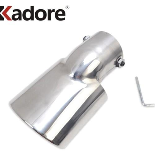 For Subaru Outback 2010-2012 2013 2014 2015 Stainless Steel Blue Car Rear Exhaust Muffler Tip Pipe tailpipes End Pipes Silencer