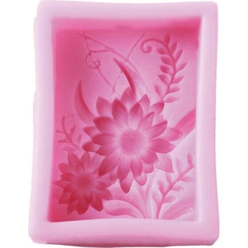 Silicone SunFlower Soap Mold Handmade 3d Fondant Sugar Chocolate Cute Candy Diy Moulds Baking Jelly Cake Lovely Tool Decor Q6C1