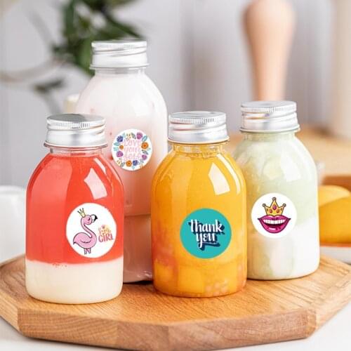 J071 Love Yourself Girl Adhesive Sticker For Party Coated Paper 2.5cm Dia In Stock Label Disposable Products Never Give Up Every