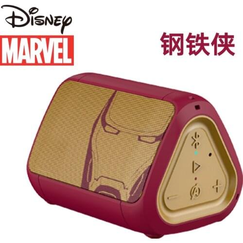Disney Marvel Iron Man Captain America Computer Audio Small Home Active Speaker Wireless Bluetooth-compatible Speaker Desktop