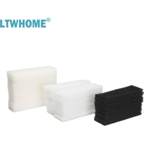LTWHOME Value Pack of Foam Filters, Carbon Filters and Polyester Filters Set Fit for Fluval U3 Filter