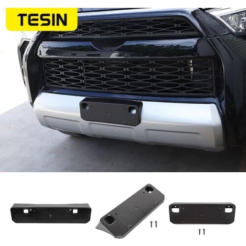TESIN License Plate Holder Mount Bracket For Toyota 4Runner Car Front License Plate Bracket Accessories For Toyota 4Runner 2010