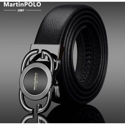 MartinPOLO Male Waist Strap New Designer Mens Belts Luxury Man Belt Luxury Brand for Men High Quality Automatic Buckle MP3901P