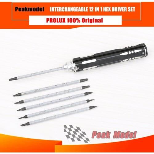 PROLUX PX1323 INTERCHANGEABLE HEX 12 IN 1 DRIVER SET