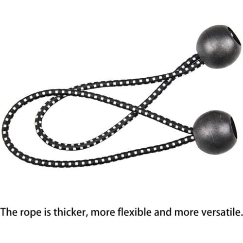 Outdoor Tent Canopy Oxford Rope Strapping Elastic Ball Rubber Band Rainproof Tarpaulin Accessories Fixed Ball Clip