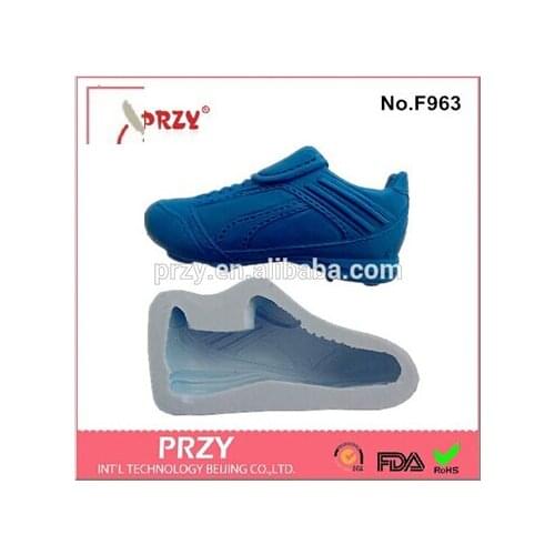 New style Sports shoes hot sale chocolate silicone mold fondant Cake decoration mold soap mold Free shipping
