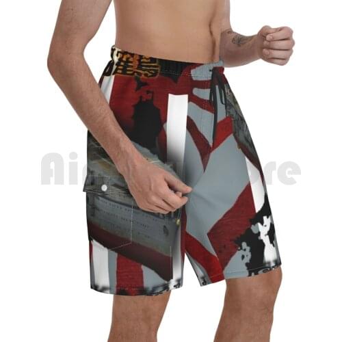 " Shokaku " Carrier Beach Shorts Men Beach Pants Swim Trunks Idea Ships Warships Japan Online Games Computer Games