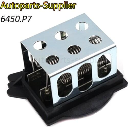 For PEUGEOT PARTNER 306 96-08 Citroen ZX Xantia Berlingo New heater blower fan Motor Control Resistor 6450.P7 6450P7 6450 P7 car