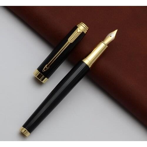 1PC High Quality Metal Luxury Fountain Pen ink Pens Business Writing Signing Calligraphy Pens Office School Stationery Supplie